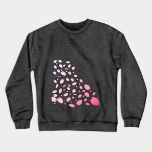 桜 | Falling Sakura Petals Crewneck Sweatshirt